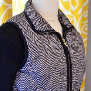J. Crew quilted vest XS